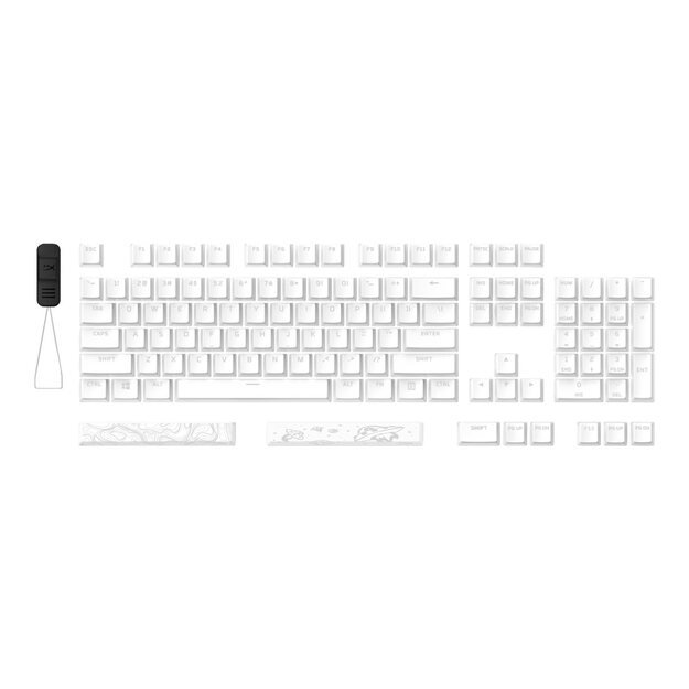 HP HyperX WHT Pudding Keycaps 2-US