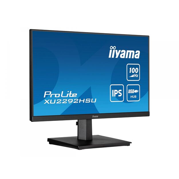 IIYAMA XU2292HSU-B6 21.5inch ETE IPS FHD 100Hz 250cd/m2 0.4ms HDMI DP USB-HUB 4x3.2 Speakers (P) 7