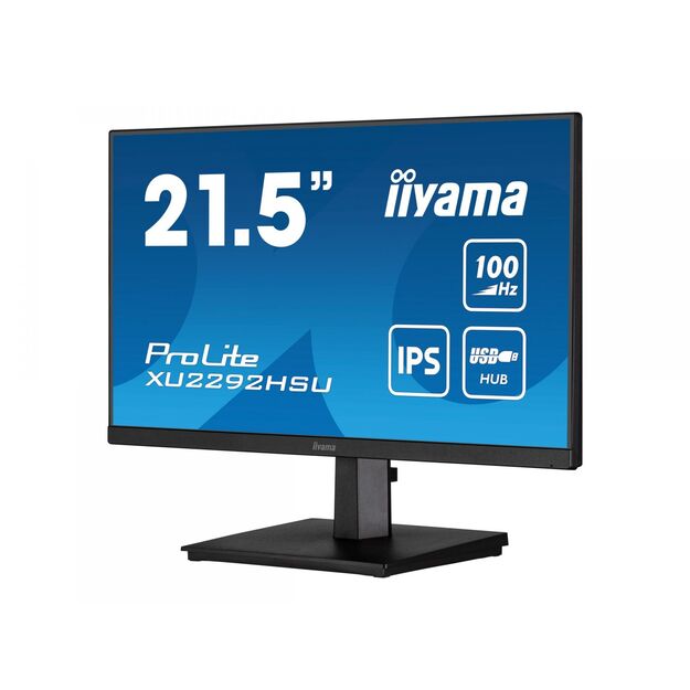 IIYAMA XU2292HSU-B6 21.5inch ETE IPS FHD 100Hz 250cd/m2 0.4ms HDMI DP USB-HUB 4x3.2 Speakers (P) 11