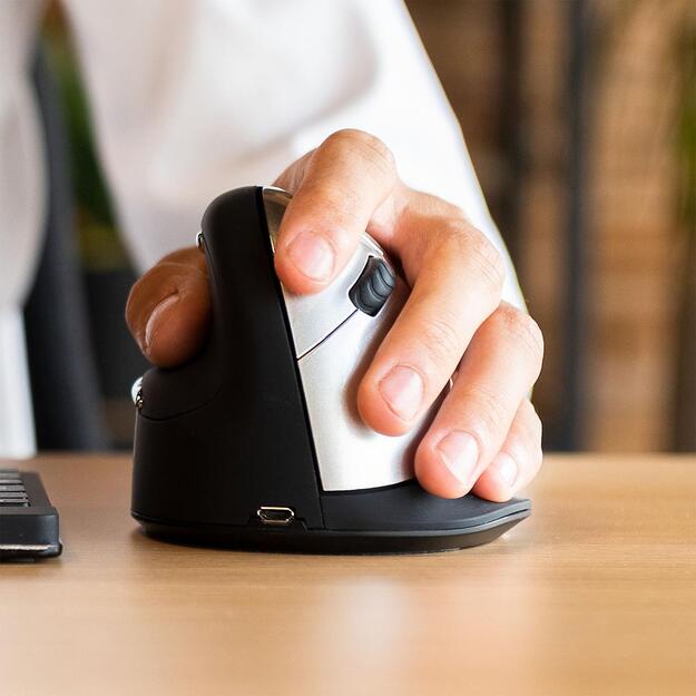 MOUSE USB OPTICAL WRL/L. BLK RGOHELELAWL R-GO TOOLS 4