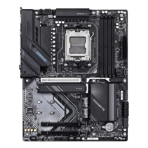 Mainboard|GIGABYTE|AMD X870|SAM5|ATX|Memory DDR5|Memory slots 4|3xPCI-Express 16x|2xM.2|1xHDMI|1xAudio-In|1xAudio-Out|1xMicrophone|4xUSB 3.2|2xUSB-C|1xRJ45|X870GAMINGWF6