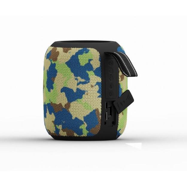 Portable Speaker|GEMBIRD|Camouflage|Portable/Wireless|Bluetooth|SPK-BT-LED-05-CM