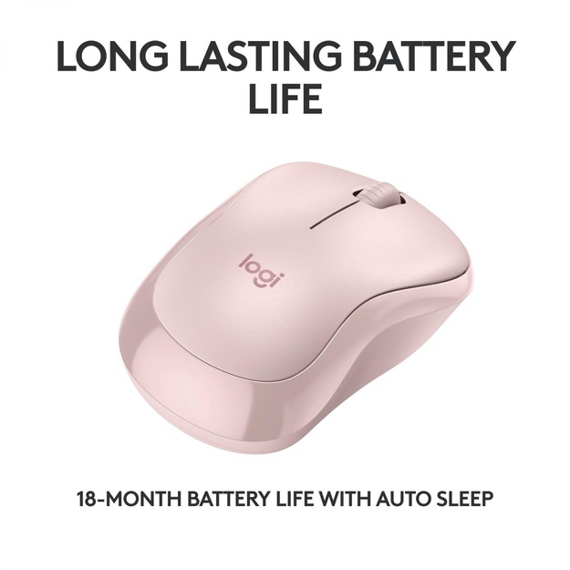 MOUSE BLUETH OPTICAL M240/ROSE 910-007121 LOGITECH
