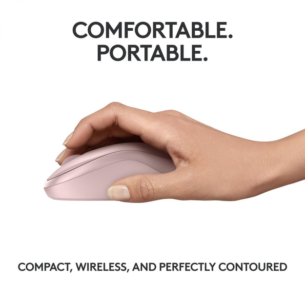 MOUSE BLUETH OPTICAL M240/ROSE 910-007121 LOGITECH