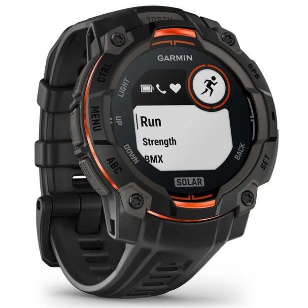 SMARTWATCH INSTINCT 3 SOLAR/BLACK/BLK 010-02934-00 GARMIN