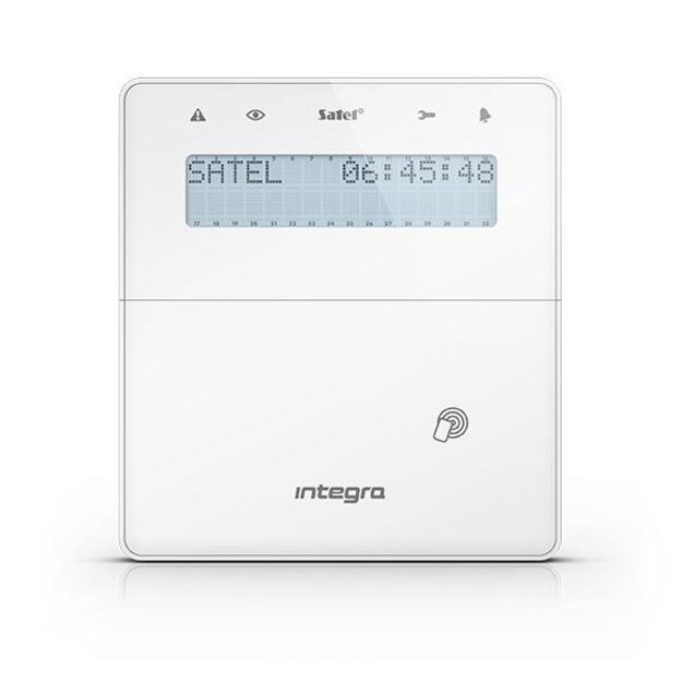 KEYPAD LCD /INTEGRA WHITE/INT-KWRL2-W SATEL