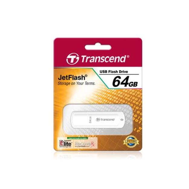 MEMORY DRIVE FLASH USB2 64GB/370 TS64GJF370 TRANSCEND 1