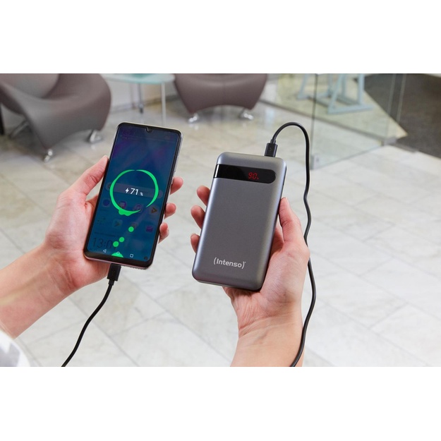 POWER BANK USB 10000MAH QC3.0/ANTHRACITE PD10000 INTENSO