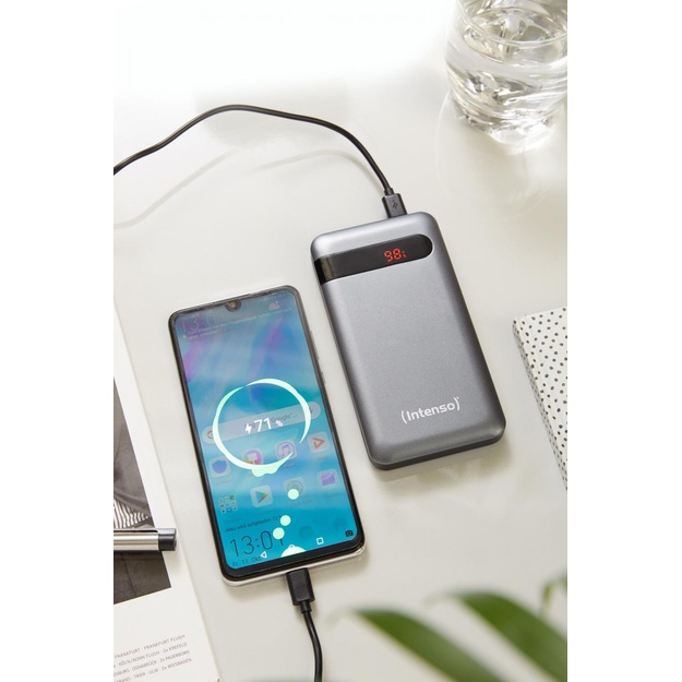 POWER BANK USB 10000MAH QC3.0/ANTHRACITE PD10000 INTENSO