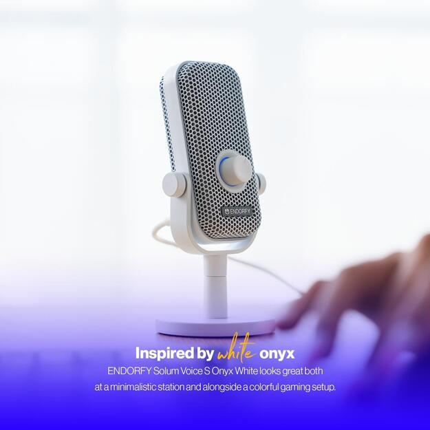 MICROPHONE SOLUM VOICE S OWH/USB-C WHITE EY1B015 ENDORFY 26
