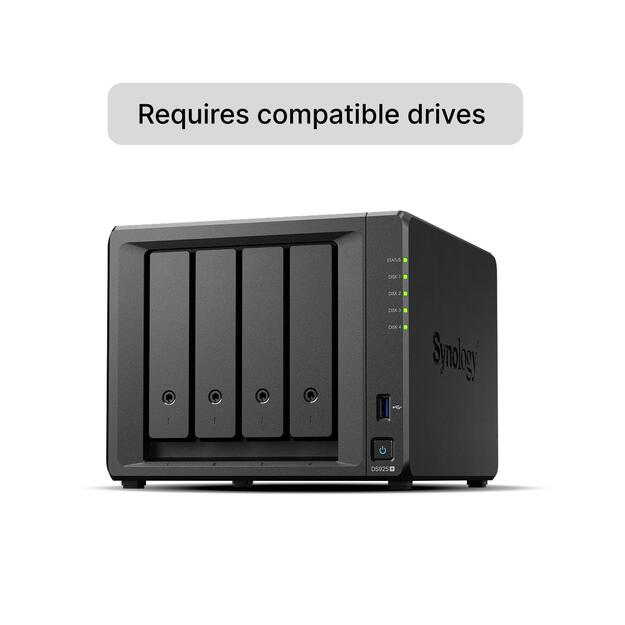 NAS STORAGE TOWER 4BAY/4GB DS925+ SYNOLOGY 1