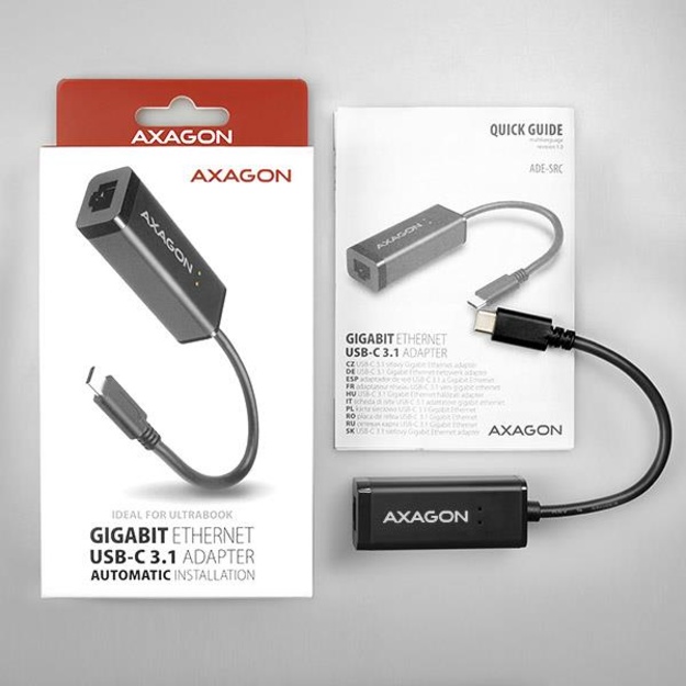 NET ADAPTER USB-C 1GB/ADE-SRC AXAGON