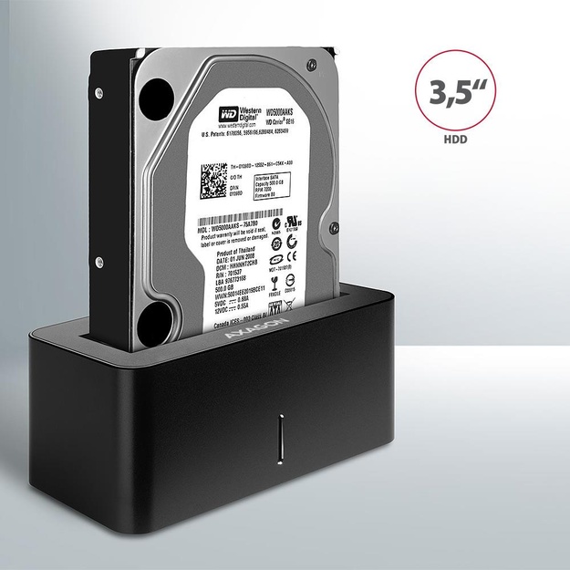 HDD ACC DOCK STATION USB3.2/2.5 /3.5  SATA ADSA-SN AXAGON