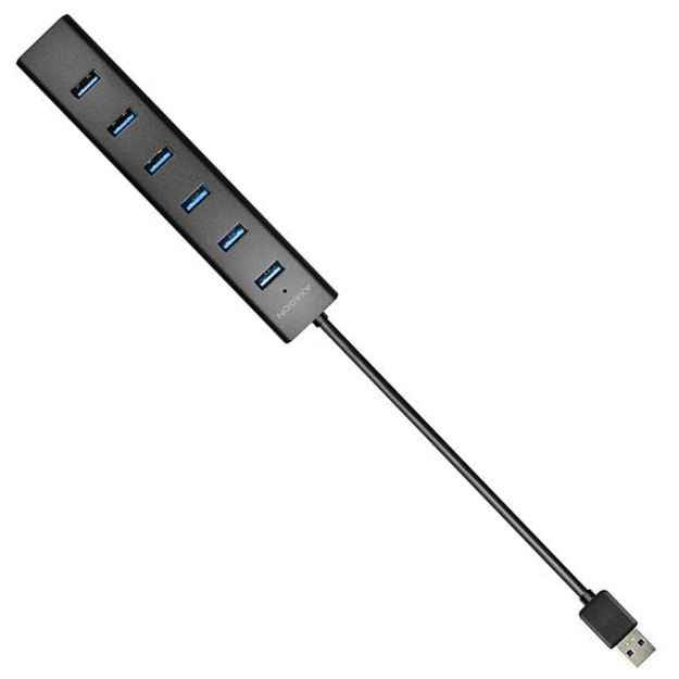 I/O HUB USB3.0 7PORT CHARGING/W/AC 1.2M HUE-SA7BP AXAGON