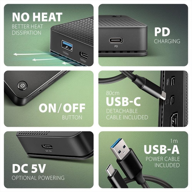 NB ACC DOCKING STATION/12IN1 HMC-U4 AXAGON