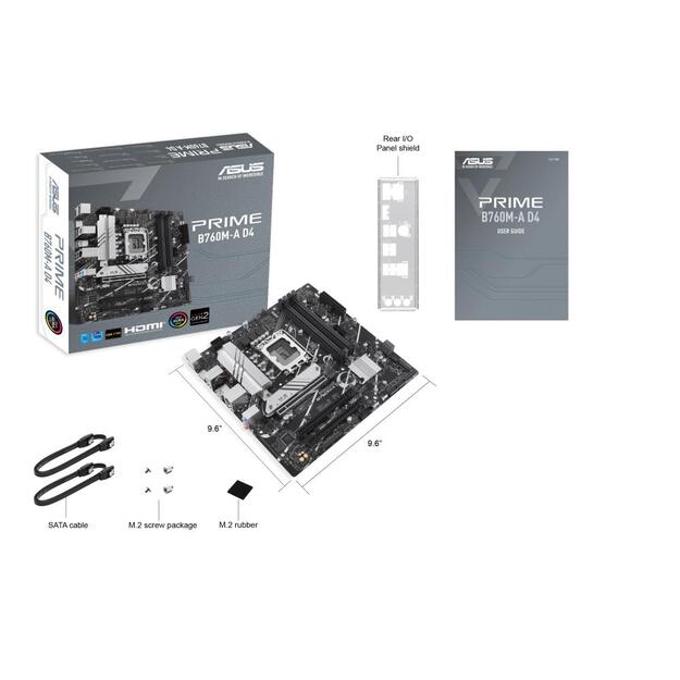 MB B760 S1700 MATX/PRIME B760M-A D4-CSM ASUS 4