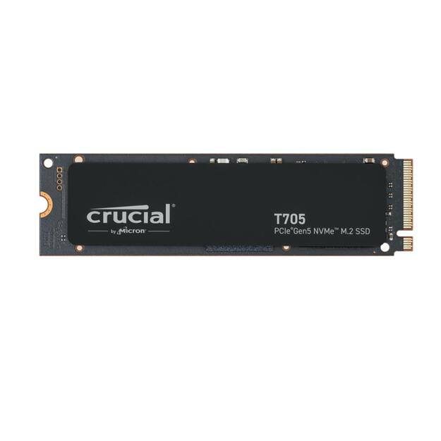 SSD|CRUCIAL|T705|4TB|M.2|PCIe Gen5|NVMe|Write speed 12600 MBytes/sec|Read speed 14100 MBytes/sec|TBW 2400 TB|CT4000T705SSD3