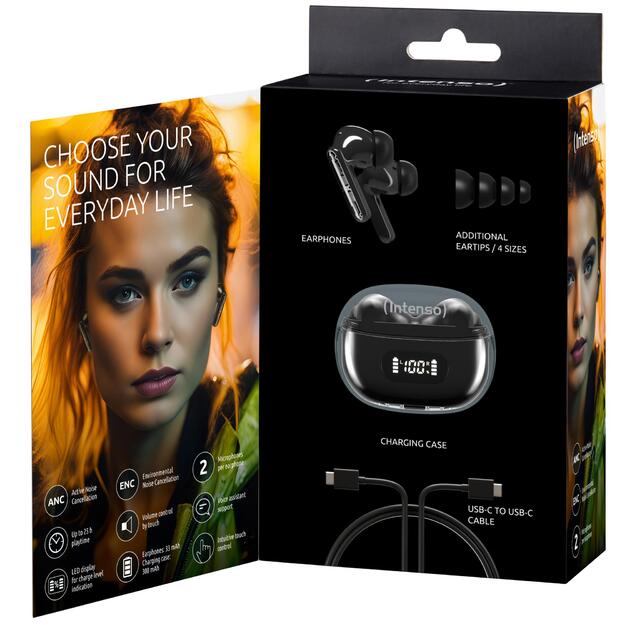 HEADSET BUDS PLUS T310AE/BLACK 3720310 INTENSO 17