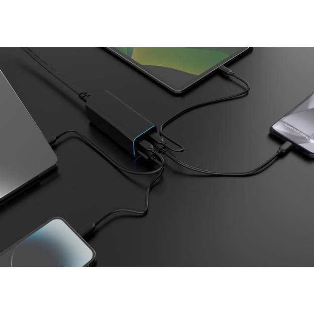 CHARGER USB UNIVERSAL 4P 100W/TA-UC-2A2C-PD100-01-BK GEMBIRD