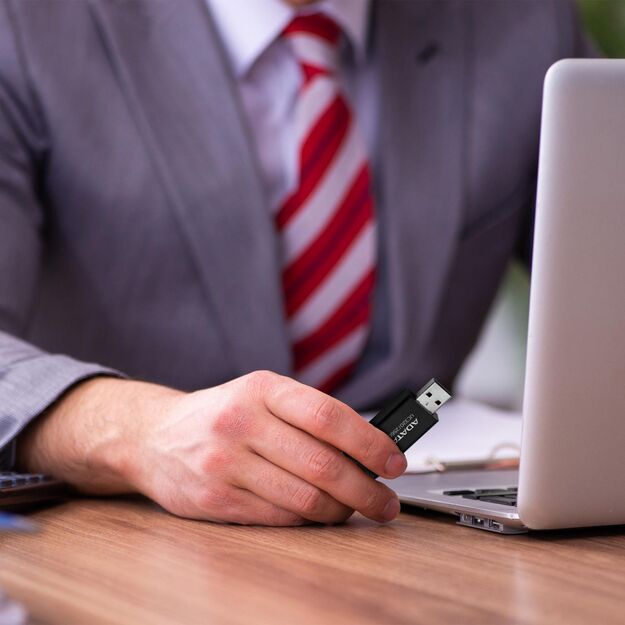 MEMORY DRIVE FLASH USB3.2 64GB/BLACK UC320-64G-RBK/BK ADATA 7