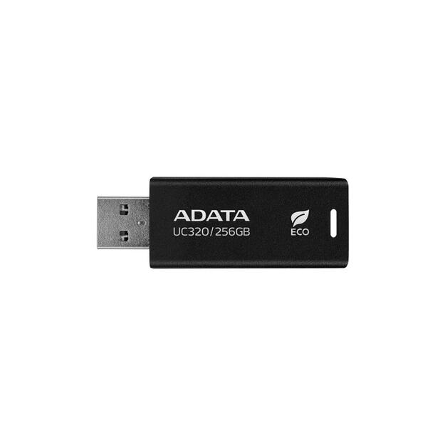 MEMORY DRIVE FLASH USB3.2 256G/BLACK UC320-256G-RBK/BK ADATA