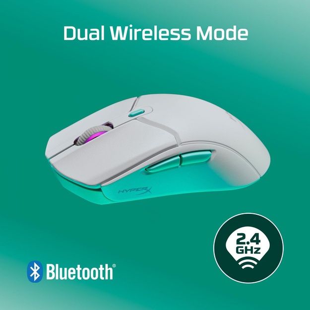 MOUSE USB OPTICAL HYPERX PF/HAS2 WL WHT 8R2E7AA HYPERX