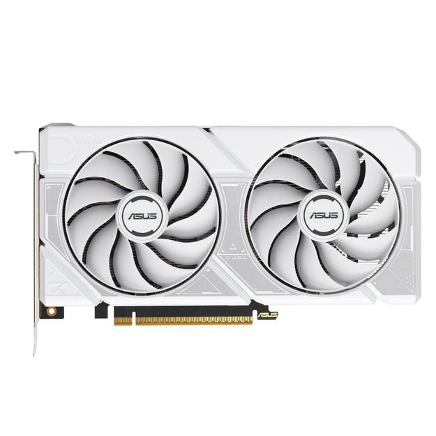 Graphics Card|ASUS|NVIDIA GeForce RTX 5060|8 GB|GDDR7|128 bit|PCIE 5.0 16x|Dual Slot Fansink|DUAL-RTX5060-O8G-WHITE 1