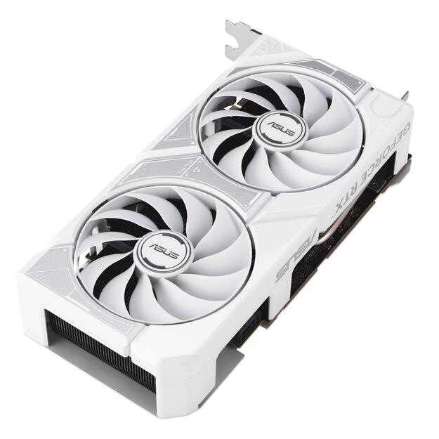 Graphics Card|ASUS|NVIDIA GeForce RTX 5060|8 GB|GDDR7|128 bit|PCIE 5.0 16x|Dual Slot Fansink|DUAL-RTX5060-O8G-WHITE 9