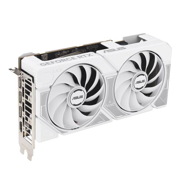 Graphics Card|ASUS|NVIDIA GeForce RTX 5060|8 GB|GDDR7|128 bit|PCIE 5.0 16x|Dual Slot Fansink|DUAL-RTX5060-O8G-WHITE 3