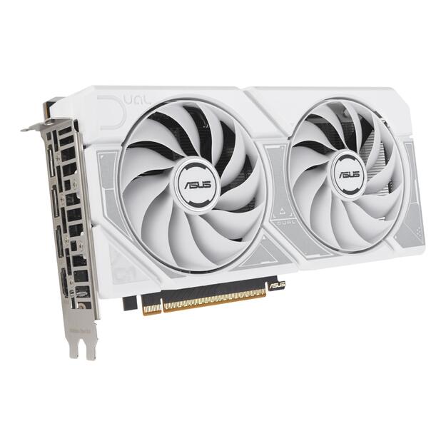 Graphics Card|ASUS|NVIDIA GeForce RTX 5060|8 GB|GDDR7|128 bit|PCIE 5.0 16x|Dual Slot Fansink|DUAL-RTX5060-O8G-WHITE 20