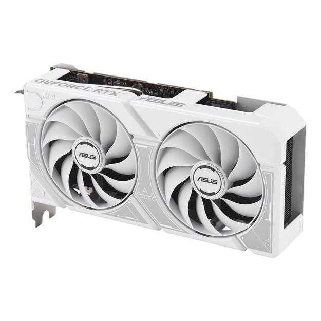 Graphics Card|ASUS|NVIDIA GeForce RTX 5060|8 GB|GDDR7|128 bit|PCIE 5.0 16x|Dual Slot Fansink|DUAL-RTX5060-O8G-WHITE 23