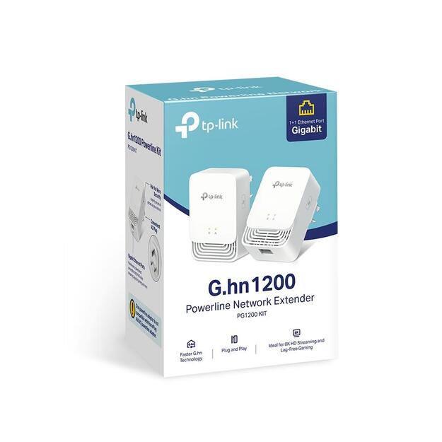 NET POWERLINE ADAPTER 1200MBPS/PG1200 KIT TP-LINK 3