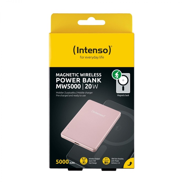 POWER BANK USB 5000MAH MAG/ROSE 7344023 INTENSO
