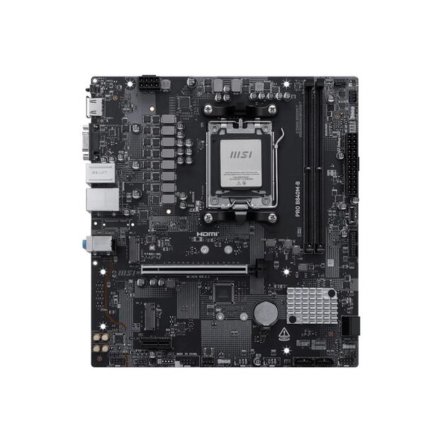 Mainboard|MSI|AMD B840|SAM5|Micro-ATX|Memory DDR5|Memory slots 2|PROB840M-B 1