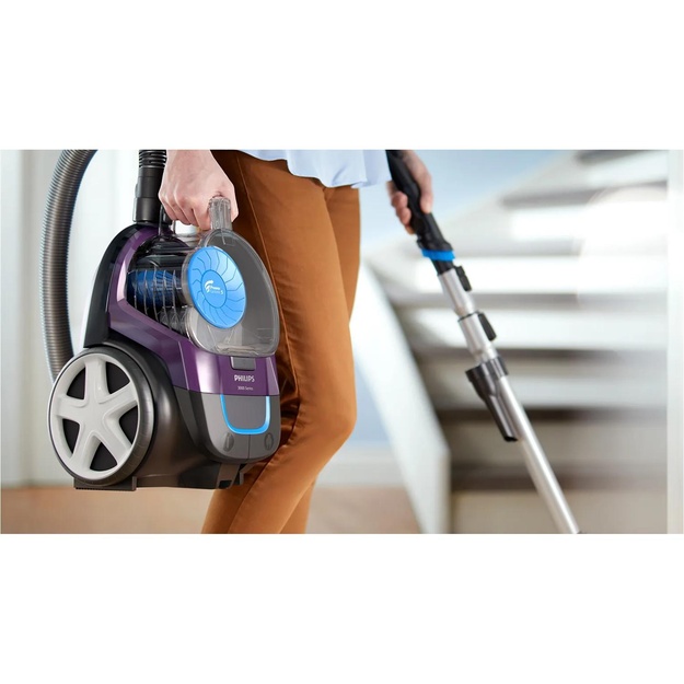 Vacuum Cleaner|PHILIPS|Canister/Bagless|750 Watts|Capacity 1.5 l|Noise 76 dB|Purple|Weight 4.5 kg|FC9333/09