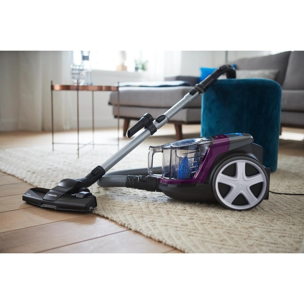 Vacuum Cleaner|PHILIPS|Canister/Bagless|750 Watts|Capacity 1.5 l|Noise 76 dB|Purple|Weight 4.5 kg|FC9333/09