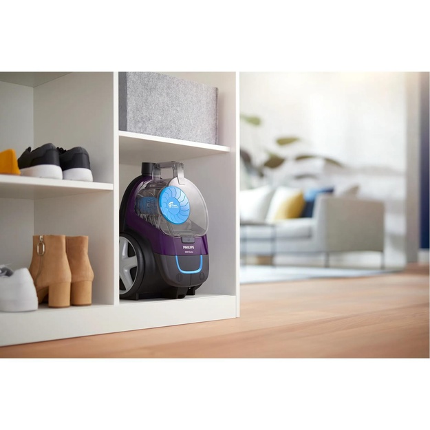 Vacuum Cleaner|PHILIPS|Canister/Bagless|750 Watts|Capacity 1.5 l|Noise 76 dB|Purple|Weight 4.5 kg|FC9333/09