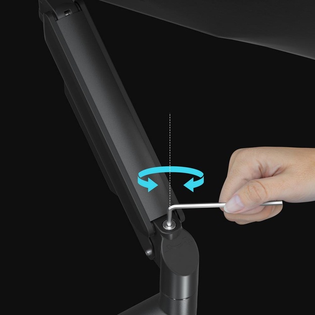 DISPLAY ACC MOUNTING ARM/17-32  BLACK MA-DA1-04 GEMBIRD