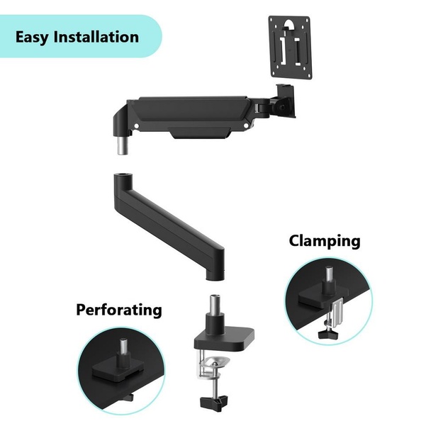 DISPLAY ACC MOUNTING ARM/17-32  BLACK MA-DA1-04 GEMBIRD