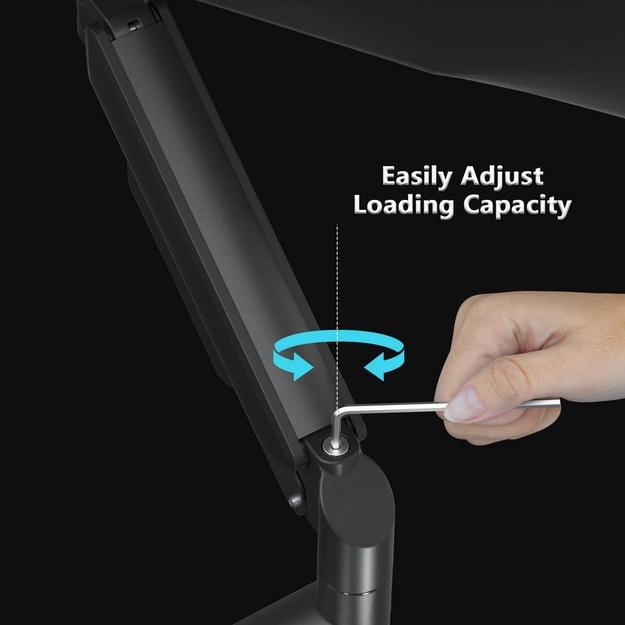 DISPLAY ACC MOUNTING ARM/17-32  BLACK MA-DA1-04 GEMBIRD