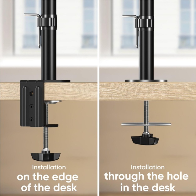 MONITOR ACC WALL MOUNT/13-34  BLACK D208E-B ONKRON