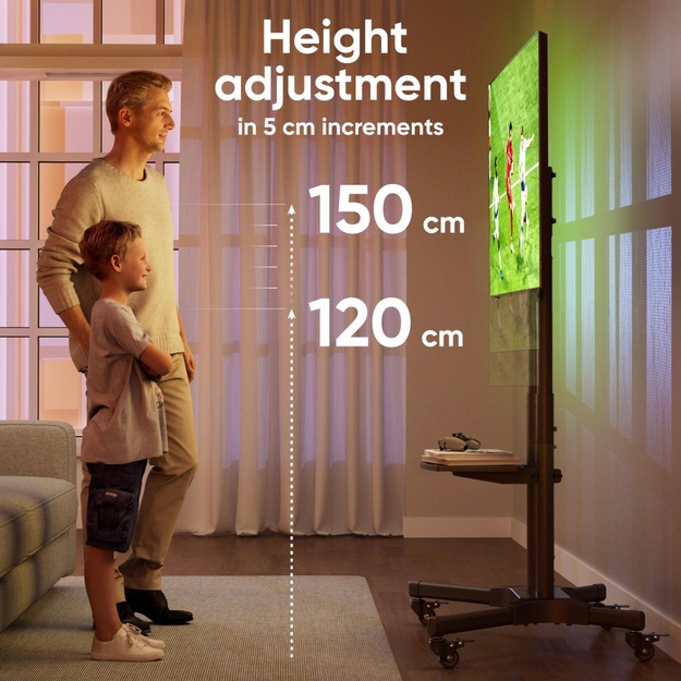 TV SET ACC MOBILE STAND/32-65 /BLACK TS1351-B ONKRON