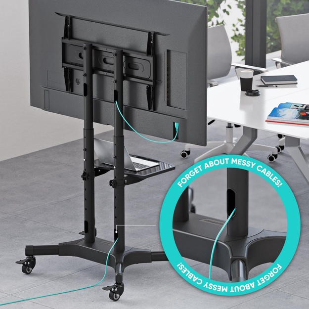 TV SET ACC MOBILE STAND/32-65 /BLACK TS1351-B ONKRON