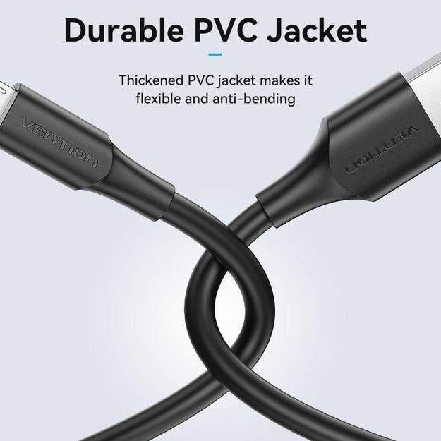 CABLE USB2.0 TO MICRO-B/2M BLACK CTIBH VENTION