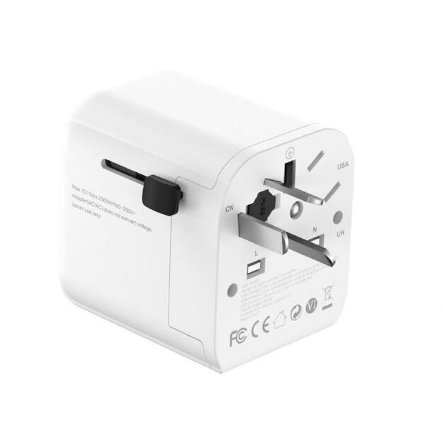 POWER ADAPTER GROUNDED 20W/WHT TPA-EU1A1C20-01-W GEMBIRD 2