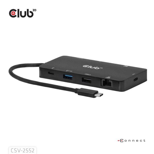 I/O HUB 9IN1 USB-C/100W CSV-2552 CLUB3D 2