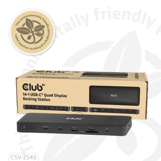 NB ACC DOCKING STATION 14IN1/USB-C 150W CSV-2540 CLUB3D
