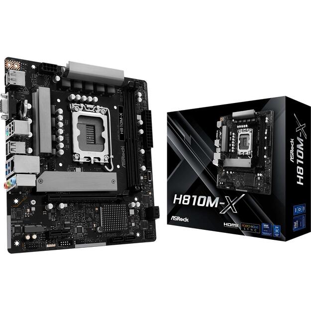 MB H810 S1851 MATX/H810M-X ASROCK