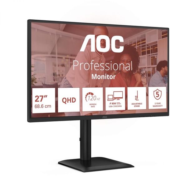 AOC Q27E4CV 27inch QHD IPS 120Hz 16:9 HDMI 2.0 DP 1.4 USB-C