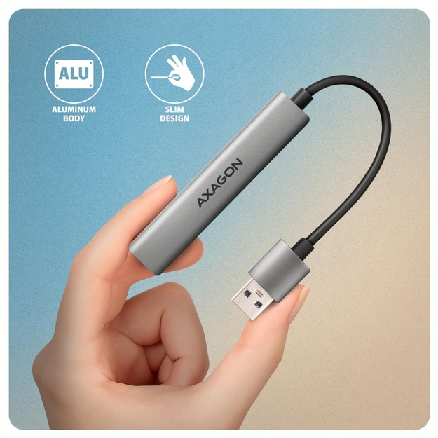 I/O HUB USB3.2 4PORT/0.12M HUE-STA AXAGON